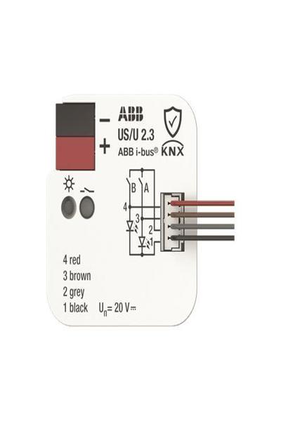ABB US/U2.3 Universal-Schnittstelle 2fach UP 2CDG110308R0011