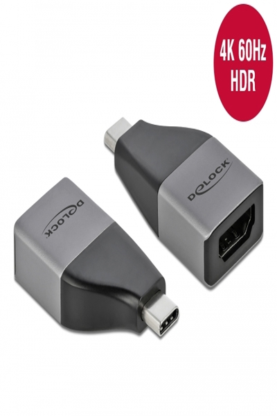 Delock Adapter - HDMI female to 24 pin USB-C male - 64119