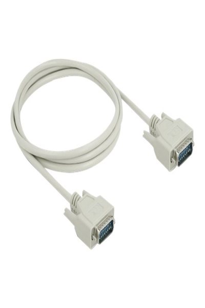 Delock seriell kabel - 15-stifts D-Sub (DB-15) (hane) till 15-stifts D-Sub (DB-15) (hane) - 85976