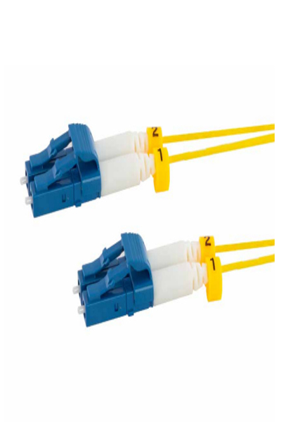 LogiLink Patchkabel OS2 LWL LC-LC Duplex G657.A2 extra duenn gelb - Network - 0.5 m - FS0LC00