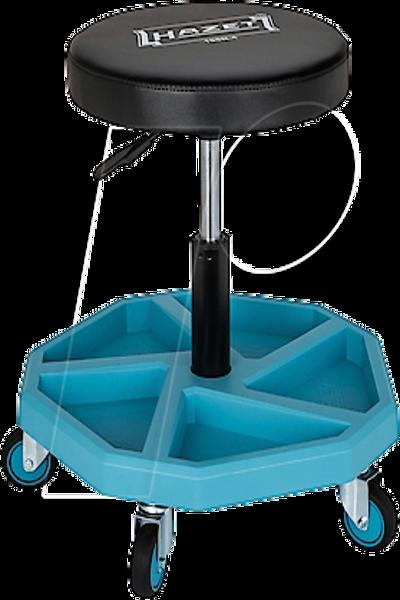 HAZET 195N-4 Siège de travail Bleu Noir Capacité 150 kg