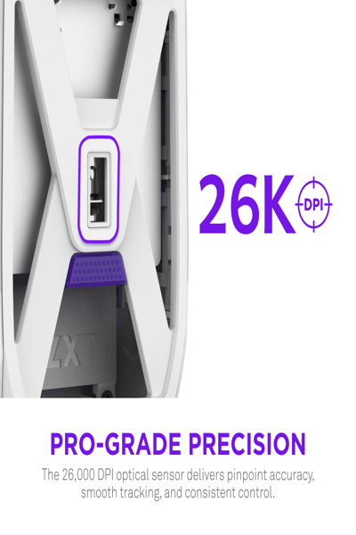 NZXT Mouse Lift Elite White MS-101NW-02 - Mouse - Optical - MS-101NW-02