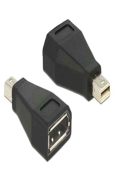 Delock DisplayPort-adapter - Mini DisplayPort (hane) till DisplayPort (hona) - 65238