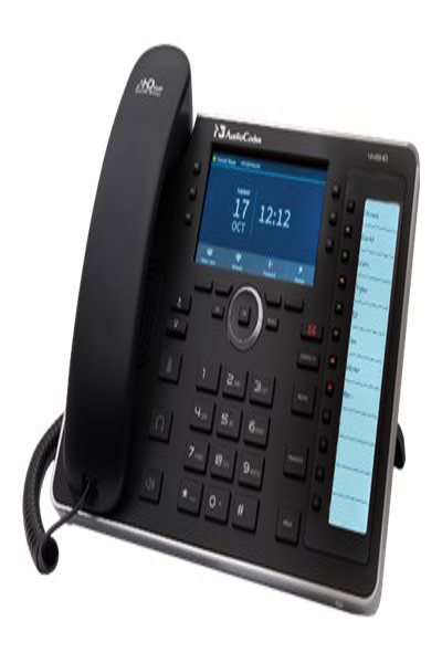 AudioCodes 445HD - IP Phone - Black - Wired handset - SIP info - 8 lines - Buttons