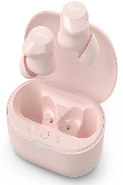 Philips TAT1209PK/00, True Wireless Stereo (TWS), Calls/Music, 20 - 20000 Hz, 30 g, Headset, Pink