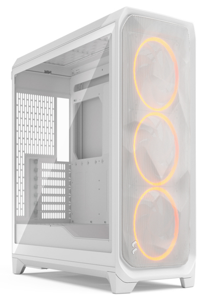 Fractal Design Meshify 3 XL White RGB TG PC Case - FD-C-MES3X-06