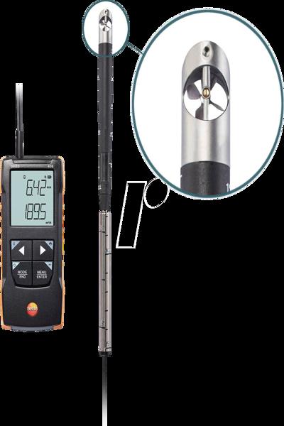 Testo 416 Vane Anemometer 0.6-40 m/s - 0563 0416
