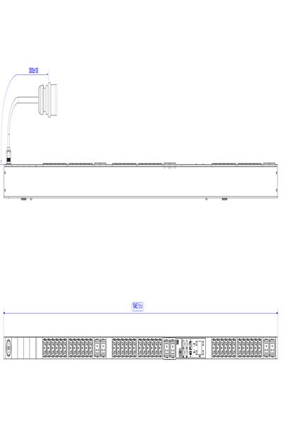 Bachmann BlueNet BN3500 - Power distribution unit (rack-mountable) - 8023514