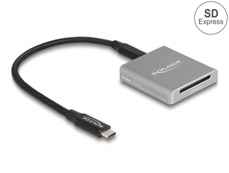 Delock USB Type-C card for SD Express 7.1 memory card - 91006