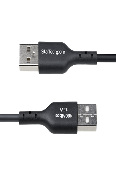StarTech.com 1m USB-A till USB-C laddningskabel - USB2AC1MNC