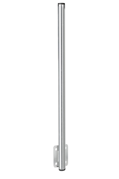Poignée de balcon en acier galvanisé Extralink C600 600 mm avec étriers M8