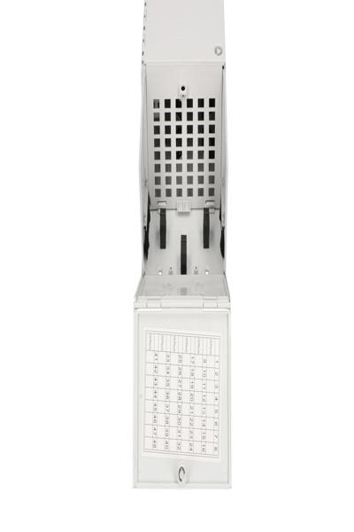 Boîtier de distribution fibre optique intérieur Extralink Diego 48 cœurs gris