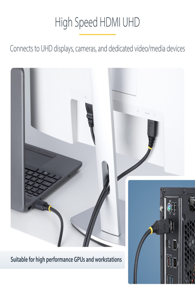 StarTech.com 10m aktiv höghastighets-HDMI-kabel - HDMI2-CABLE-4K60-10M