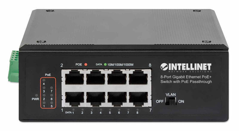 8-port PoE+ Gb switch PoE passthrough - 561624