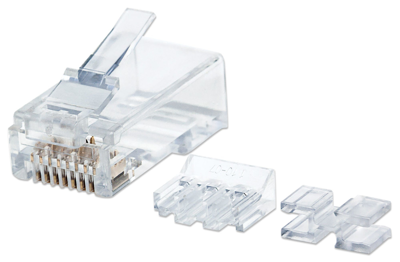 80-pack Cat6A RJ45 modulära pluggar Pro Line - 790550