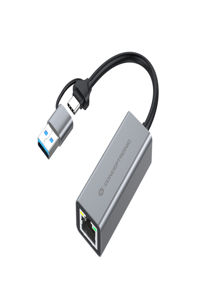 Conceptronic ABBY08G USB 3.2 Gen 1 Gigabit Network Adapter
