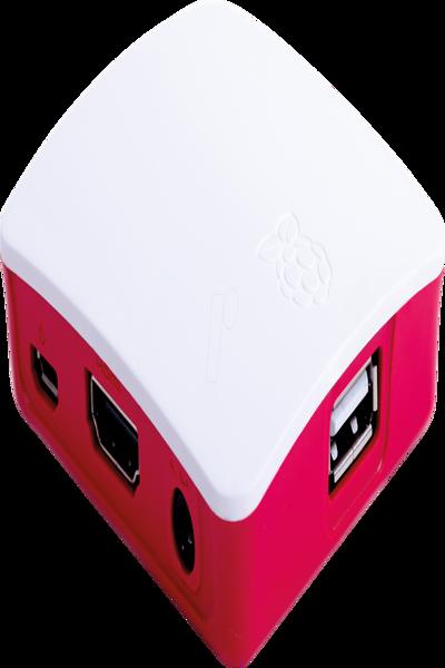 Raspberry Pi RASP 3A+ CASE RW - GehÃ¤use fÃ¼r Pi 3 A+ himbeer/weiÃŸ - CASE PI3 A+