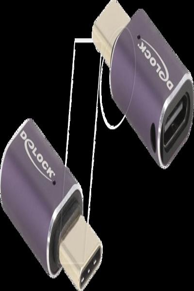Delock USB-adapter - 24-stifts USB-C (hane) till 24-stifts USB-C (hona) - 60286
