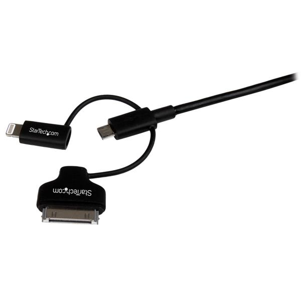 StarTech LTADUB1M Lightning 30-pin Micro USB Combo - LTADUB1MB