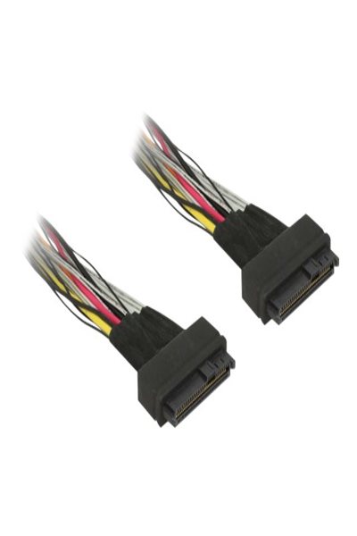 Delock SAS intern kabel - U.2 (SFF-8639) (hona) till U.2 (SFF-8639) (hona) - 84824