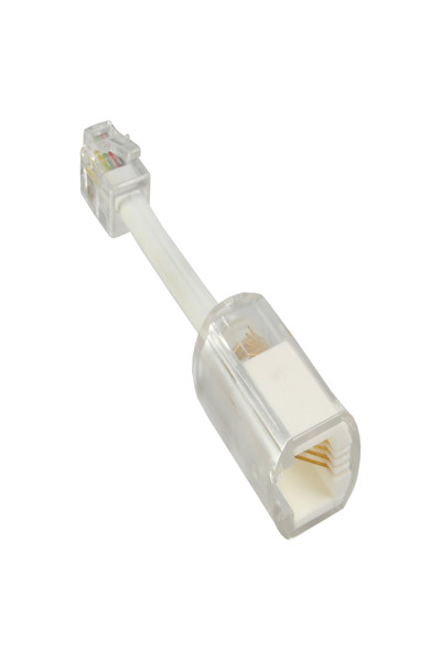 Démêloir InLine Twist-Stop pour récepteur de téléphone Transparent + Câble