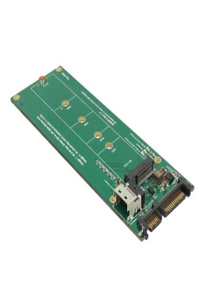 Delock U.2 SFF-8654 eller SATA-konverterare till 1 x M.2-nyckel M-kortplats - 63953