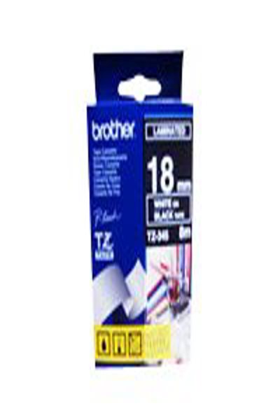 Brother TZ345 - White on black - TZ345