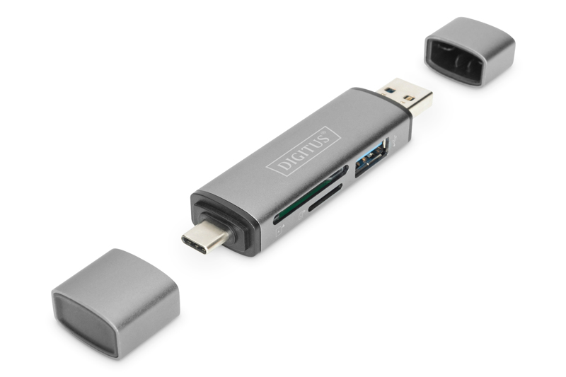 DIGITUS USB-C Card Reader Hub - DA-70886