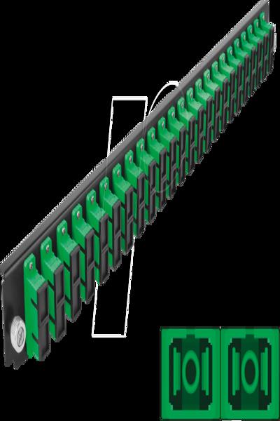 Delock Fiber-optic splice box rack mount panel - 43364