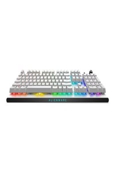 Dell Alienware AW920K - Full-size (100%) - Wired & Wireless - USB + RF Wireless + Bluetooth - Mechanical - RGB LED - White - AW920K-W-WW