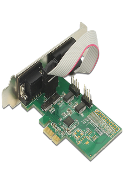 Delock PCI Express-kort > 4 x seriell RS-232 - 89557