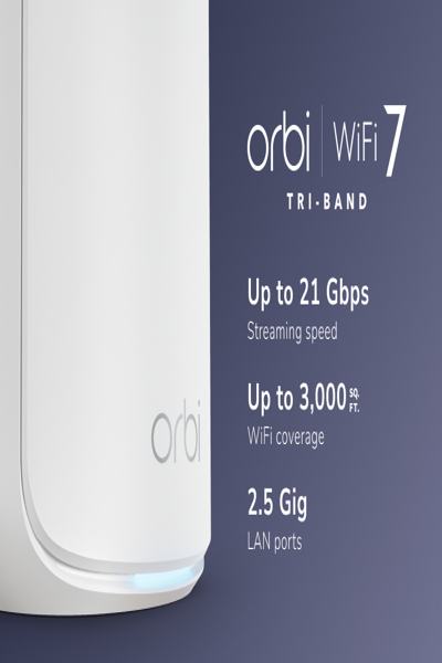 Netgear Orbi 870 Serie Tri-Band WiFi 7 - Router - WLAN