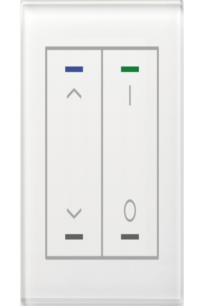 Bouton-poussoir en verre double avec capteur de température MDT BE-GTL2TW.C1