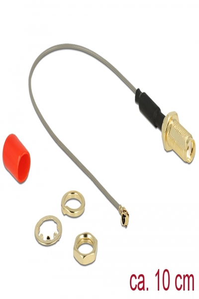 Delock Antennkabel - SMA-hona till MHF/U.FL-hane - 89832