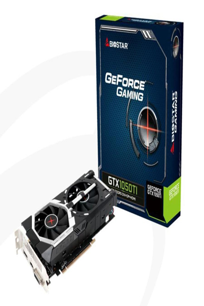Biostar GTX1050Ti 4GB GDDR5 Grafikkort - VN1055XF41