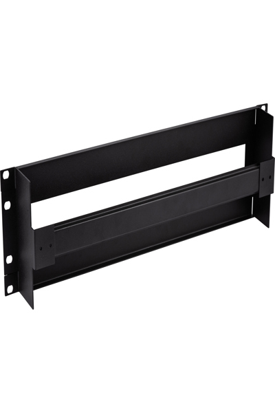 InLine 19" circuit breaker strip 3U - with top-hat rail - black