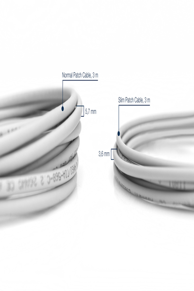 DIGITUS Slim - Patch cable - RJ-45 (M) to RJ-45 (M) - DK-1624-100S-5