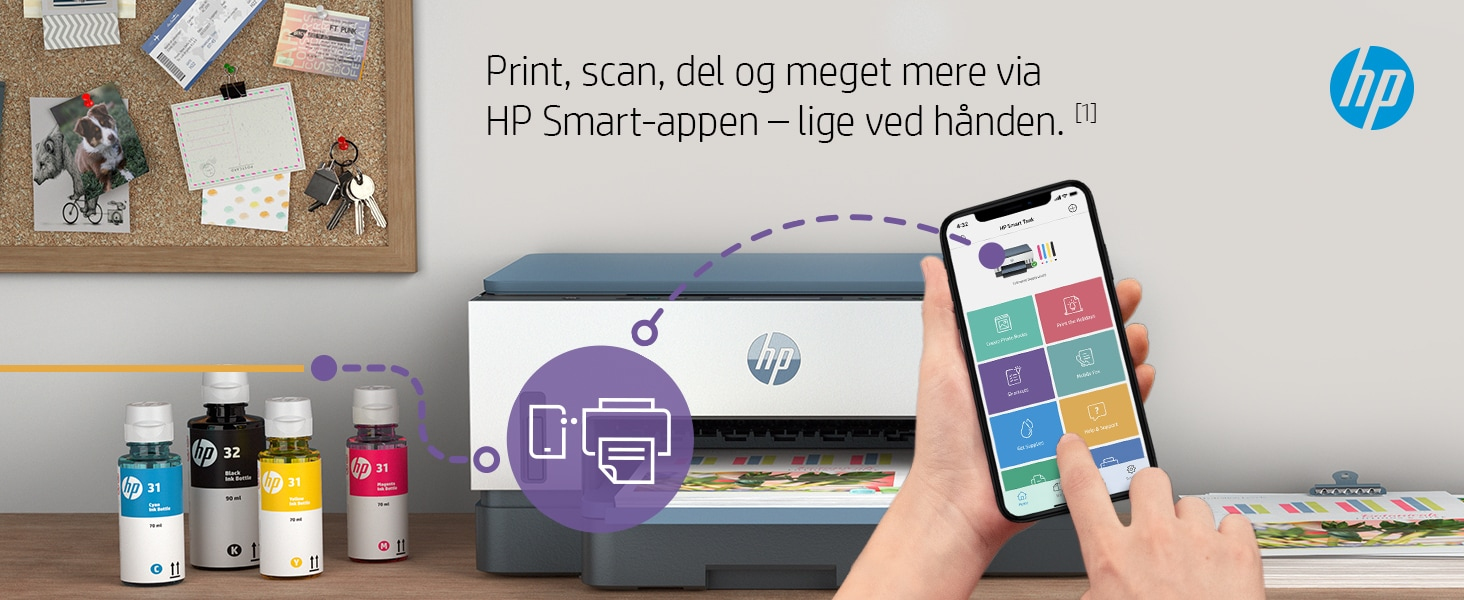 HP Printer Smart Tank 7006 All-in-One - Inkjet - Colored - 28B55A#BHC