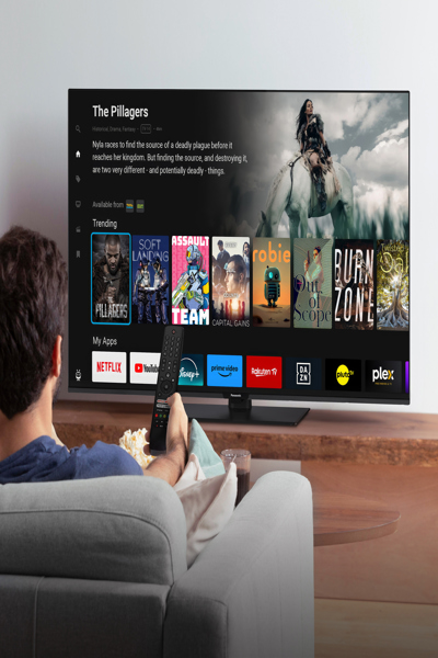Panasonic TB-55W60AEZ, 139.7 cm (55"), 3840 x 2160 pixels, LED, Smart TV, Wi-Fi, Black - TB-55W60AEZ