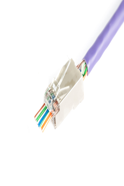 DIGITUS RJ45 Modular plug 8P8C pass-through Cat 6 shielded 100