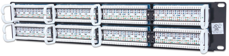 Cat5e patch panel 48 ports RJ45 UTP unshielded 2U - 513579