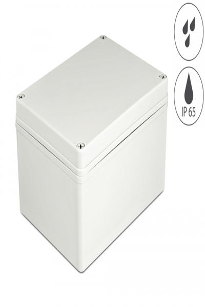 Delock Surface mounted box - gray - 60445
