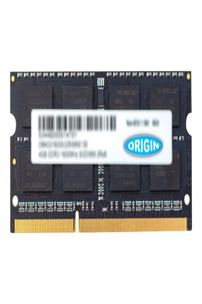 Origin Storage 4GB DDR3 1600MHz SODIMM 2Rx8 Non-ECC 1.35V - 4 GB - 1 x 4 GB - DDR3 - 1600 MHz - 204-pin SO-DIMM - DELL512S64E31600LV