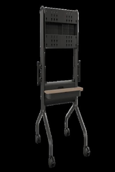 Chief LSCUBÂ  Voyager Manual Height Adjustable AV Cart Black - LSCUB