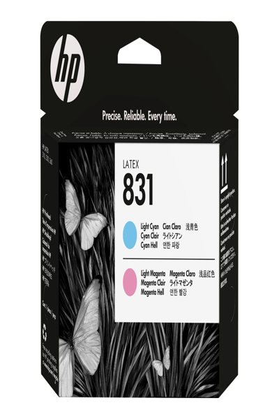 HP 831 Light Magenta/Light Cyan Latex Printhead: For HP Latex 110/310/330/360 Printers - CZ679A