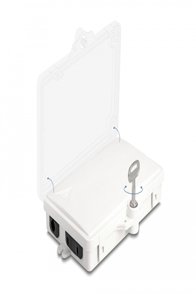 Delock fibre-optic distribution box - 87899
