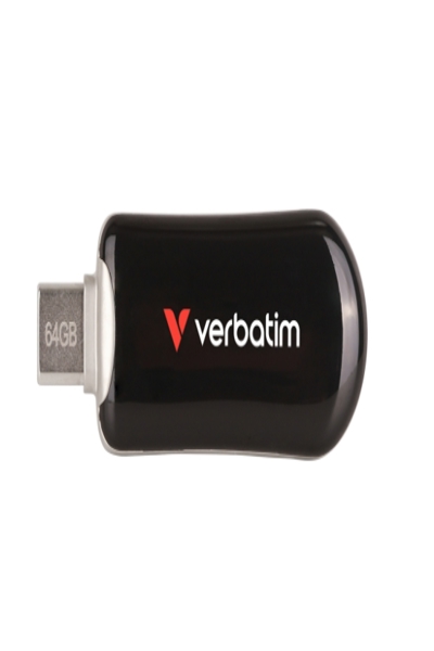 Verbatim Plectra Black USB-C Flash Drive 30225 - USB-Stick - 128 GB - 30225