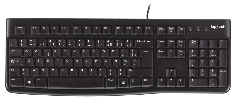 Logitech K120 - Tangentbord - USB - 920-002525