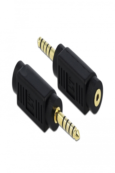 Delock Audio coupler - balanced stereo 4.4 mm male to 4-pole micro jack female - 65996