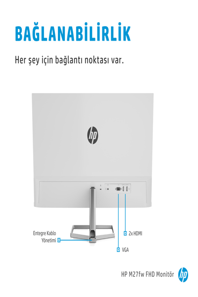 HP 27 L M27fw 27" bildskärm - 2H1A4AA#ABB